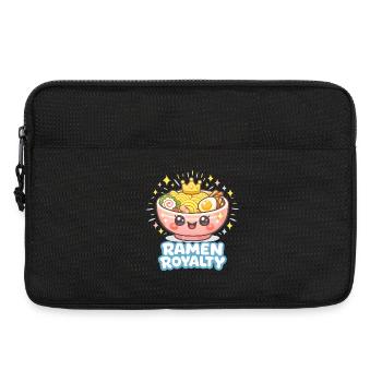 Royauté du ramen : Bol de nouilles Kawaii - Sacoche pour ordinateur portable 13 pouces - noir - Devant