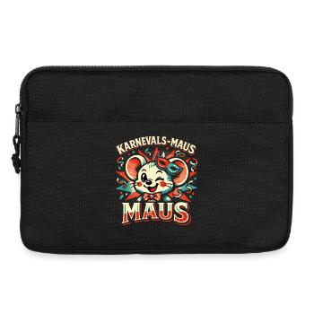 Karnevalsmaus Kostüm Damen Lustig Fasching  - Laptoptasche 13" - Schwarz - Vorne