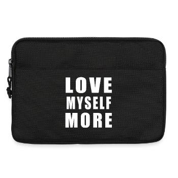 Love Myself More - Laptoptasche 13" - Schwarz - Vorne