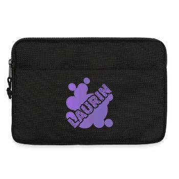 Laurin comme prénom - Sacoche pour ordinateur portable 13 pouces - noir - Devant
