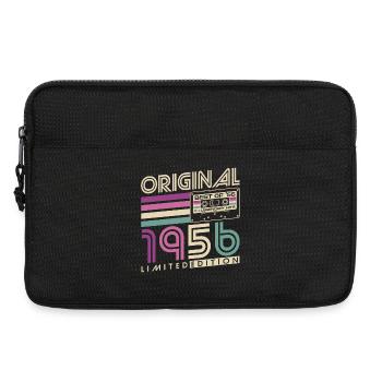 70th Birthday 1956 Vintage Born Retro - Laptop bag 13" - black - Front