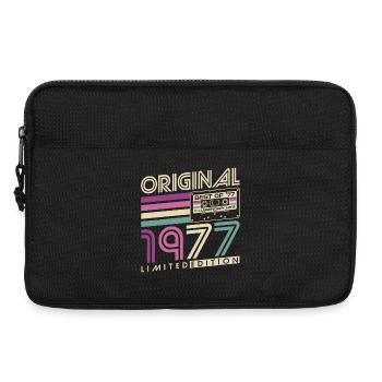 Vintage 1977 Born Birthday Gift - Laptop bag 13" - black - Front