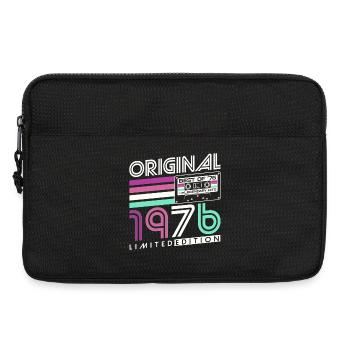 50. Geburtstag Geschenk 1976 Jahrgang Retro - Laptoptasche 13" - Schwarz - Vorne