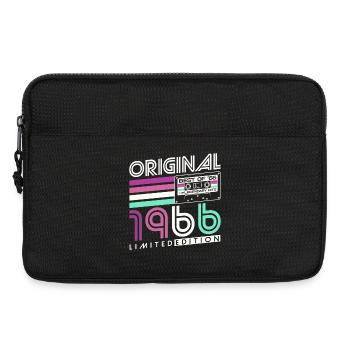 60. Geburtstag 1966 Jahrgang geboren Retro  - Laptoptasche 13" - Schwarz - Vorne
