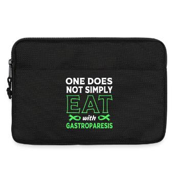 Gastroparesie - Sacoche pour ordinateur portable 13 pouces - noir - Devant