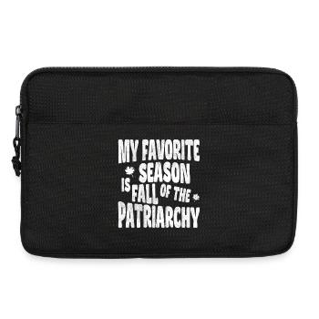 My favorite season is Fall of the Patriarchy - Laptoptasche 13" - Schwarz - Vorne