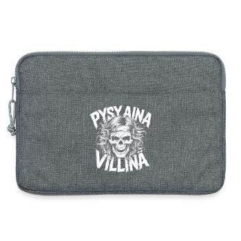 Conception du crâne sauvage - Sacoche pour ordinateur portable 13 pouces - gris chiné - Devant