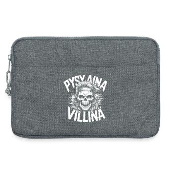 Conception du crâne sauvage - Sacoche pour ordinateur portable 13 pouces - gris chiné - Devant