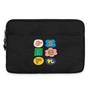 Colorful Easter Letters - Laptop bag 13" - black - Front