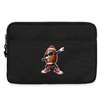 Dabping du football américain - Sacoche pour ordinateur portable 13 pouces - noir - Devant