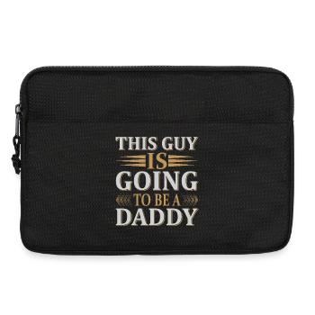 Future Daddy Announcement - Laptop bag 13" - black - Front