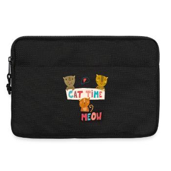 Amis des chats - Sacoche pour ordinateur portable 13 pouces - noir - Devant