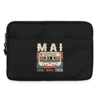 Mai 1968 - Sacoche pour ordinateur portable 13 pouces - noir - Devant