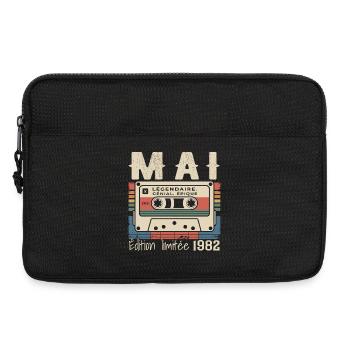 Mai 1982 - Sacoche pour ordinateur portable 13 pouces - noir - Devant