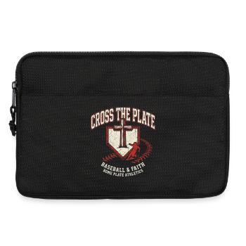 Cross The Plate Christlicher Baseball Glaube Jesus - Laptoptasche 13" - Schwarz - Vorne
