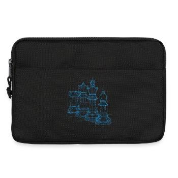 Cadeau Plan d’échecs pour hommes - Sacoche pour ordinateur portable 13 pouces - noir - Devant