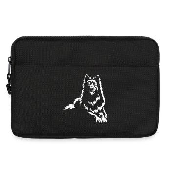 Swiss Shepherd "Black Edition" - Laptop bag 13" - black - Front