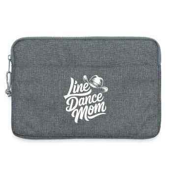 Line Dance Mom - Laptop bag 13" - heather grey - Front
