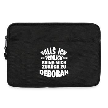Deborah als JGA - Laptoptasche 13" - Schwarz - Vorne