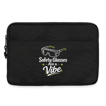 Goggle Vibe | Sécurité en laboratoire - Sacoche pour ordinateur portable 13 pouces - noir - Devant