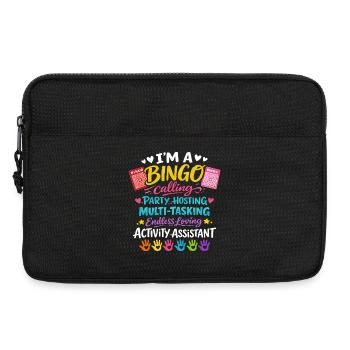 Animation Assistant Bingo Activities Gift - Laptop bag 13" - black - Front