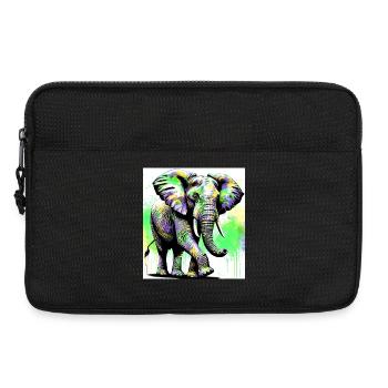 elephant - Laptop bag 13" - black - Front