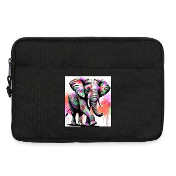 elephant - Laptop bag 13" - black - Front