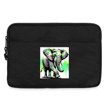 Elefant - Laptoptasche 13" - Schwarz - Vorne
