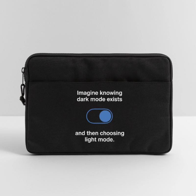 Le mode sombre existe Programmeur IT Nerd Coder Office Sacoche pour ordinateur portable 13 pouces