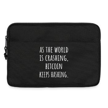 Cotations Bitcoin Devis Crypto - Sacoche pour ordinateur portable 13 pouces - noir - Devant