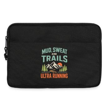 Mud Sweat and Trails Ultra Running - Laptop bag 13" - black - Front