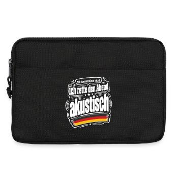 Ich kommentiere nicht, ich rette den Abend... - Laptoptasche 13" - Schwarz - Vorne