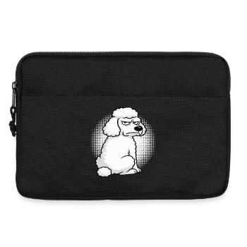 Pudel Pudelbesitzer Pudelliebhaber Pudelhund - Laptoptasche 13" - Schwarz - Vorne