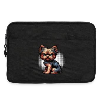 Yorkshire Terrier Yorkie Propriétaire Yorkie Yorkies - Sacoche pour ordinateur portable 13 pouces - noir - Devant