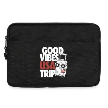 USA Road Trip Design - Laptoptasche 13" - Schwarz - Vorne