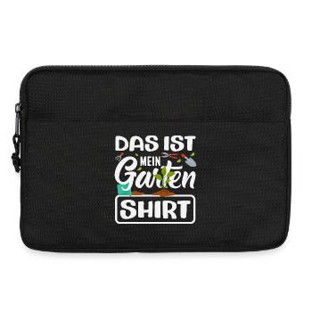 Das Ist Mein Garten - Laptoptasche 13" - Schwarz - Vorne