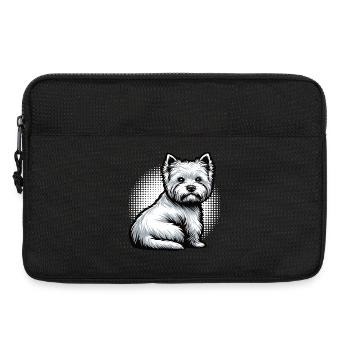 Propriétaire de Westie Westie Terrier des Highlands - Sacoche pour ordinateur portable 13 pouces - noir - Devant