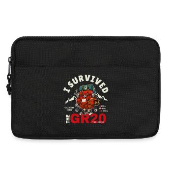 I Survived the GR20 corse cadeau randonnée - Sacoche pour ordinateur portable 13 pouces - noir - Devant