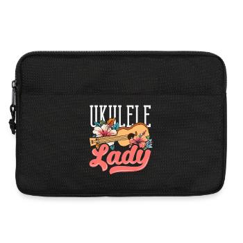 Lustiges Ukulele Designs Und Sprüche - Laptoptasche 13" - Schwarz - Vorne