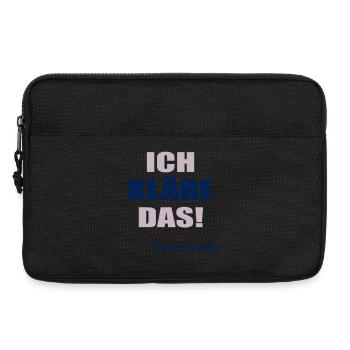 Abwasser Abwassermeister - Laptoptasche 13" - Schwarz - Vorne