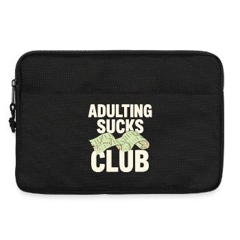 Adulting Sucks Club Bill Mayhem - Laptop bag 13" - black - Front