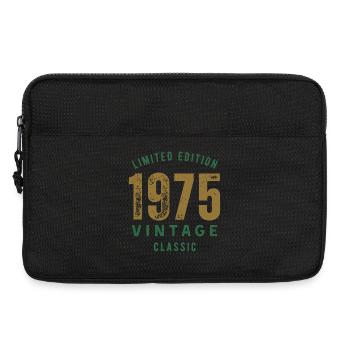 Limited Edition 1975 Vintage Classic Birthday Year - Laptop bag 13" - black - Front