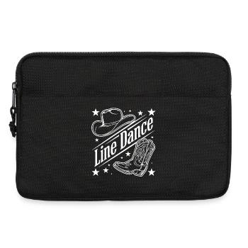 Line Dance Western - Laptoptasche 13" - Schwarz - Vorne