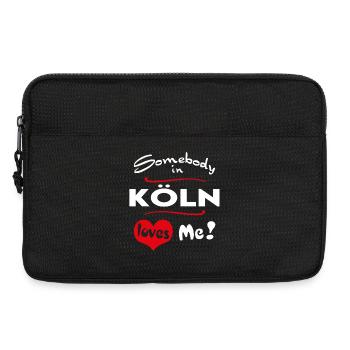 Köln Stadt Urban T-Shirt City Heimatliebe Town - Laptoptasche 13" - Schwarz - Vorne