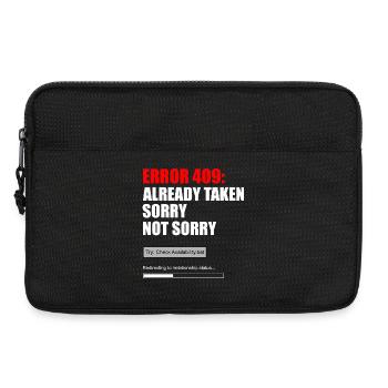 Fehler 409 nicht verfügbar - Laptoptasche 13" - Schwarz - Vorne