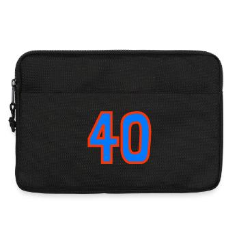 40. 40 YEARS. 40th ANNIVERSARY. 40 YEARS ANNIVERSARY. - Laptop bag 13" - black - Front