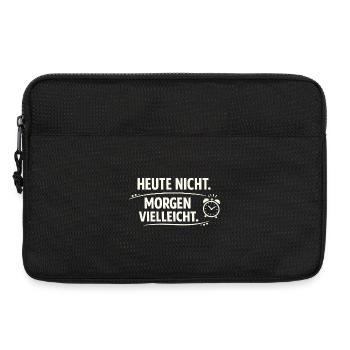 Today not tomorrow maybe - Laptop bag 13" - black - Front