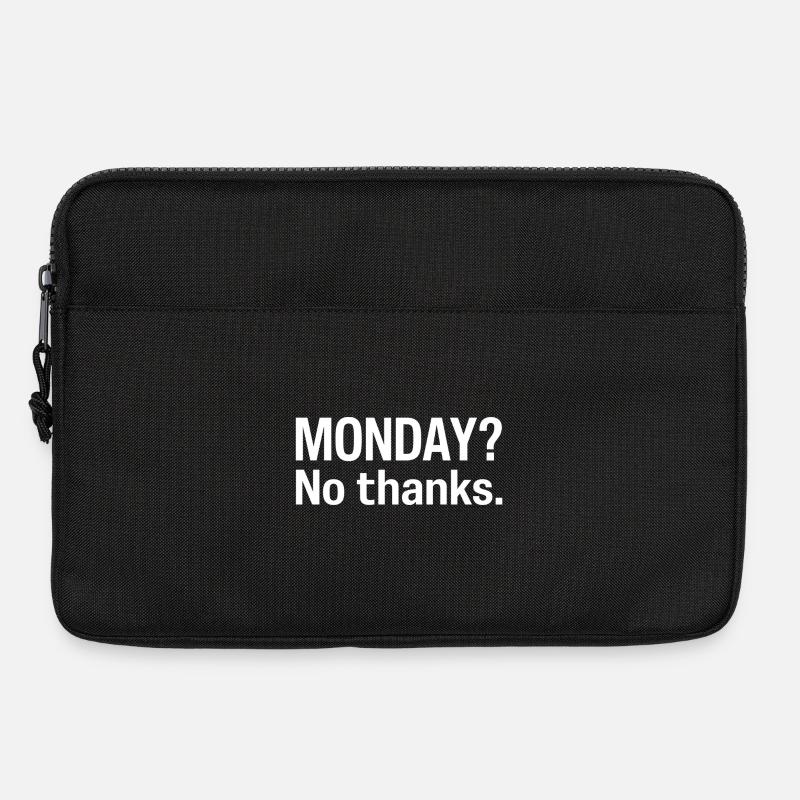 Montag? Nein danke - Laptoptasche 13" - Schwarz