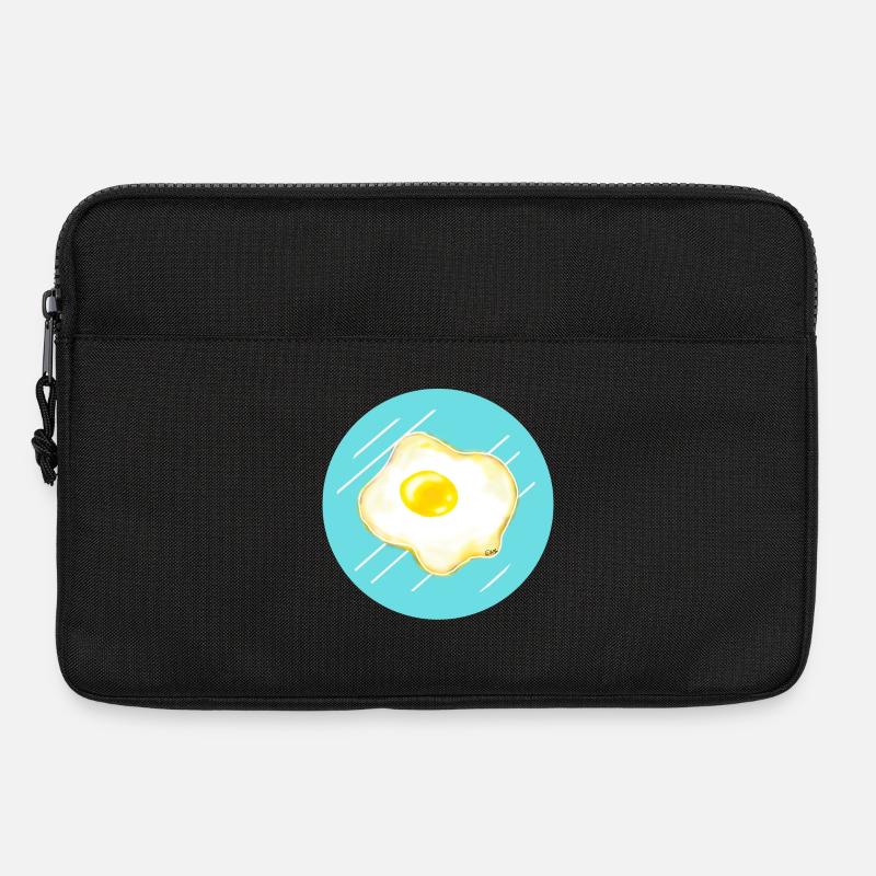 Spiegelei - Laptoptasche 13" - Schwarz