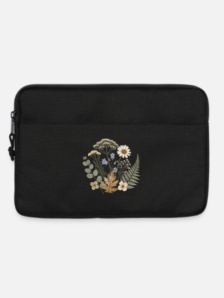 Wildflower Bouquet - Laptop bag 13" - black